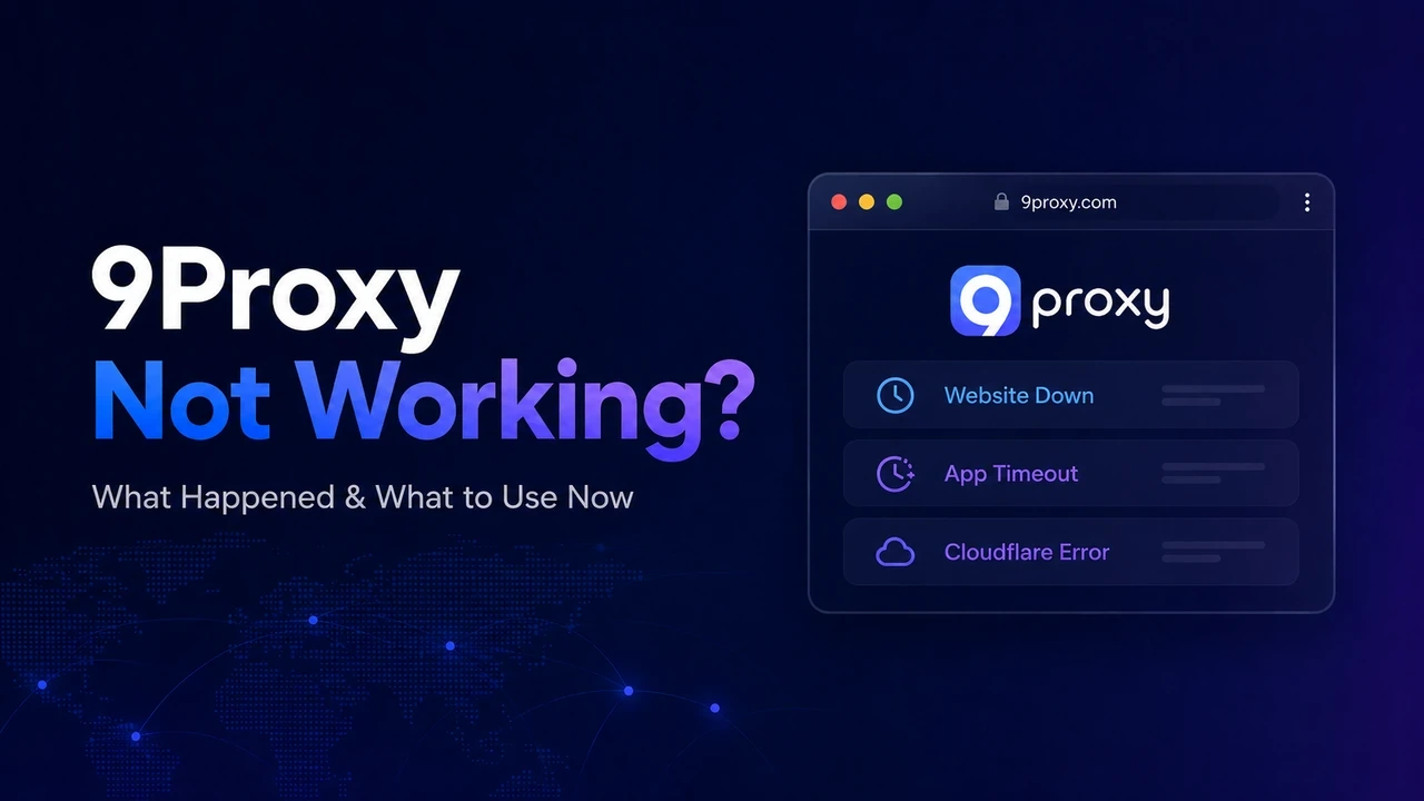 9Proxy Not Working